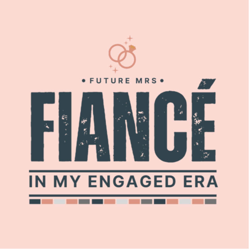 In My Engaged Era [Pink Gildan Softstyle Tee, Crewneck Sweatshirt, or Hoodie]  Main Image